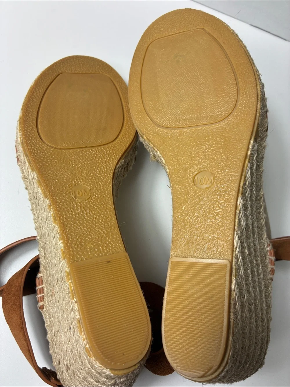 Via Spiga Suede Espadrille Ankle-Strap Sandals Wedge